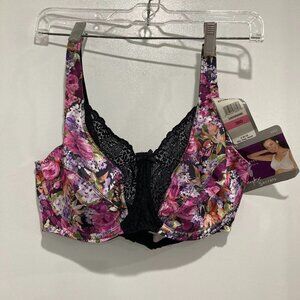New with tags Playtex Secrets hidden shapers underwire Bra Size 38D
